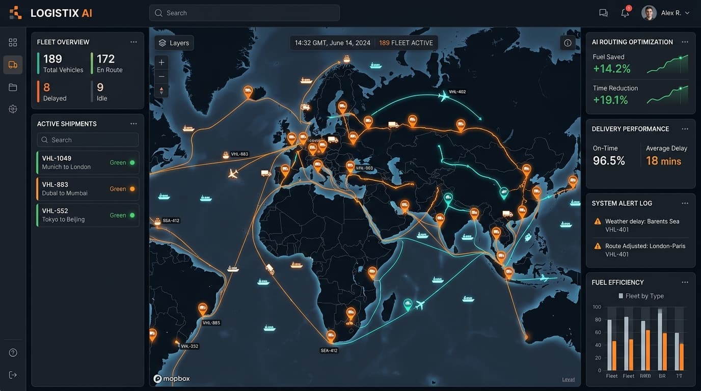 LogistiX Global Fleet & Route Orchestrator